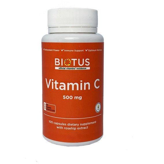 Витамин C Biotus Vitamin C 500 мг 100 Caps (BIO-530173) - фото 1