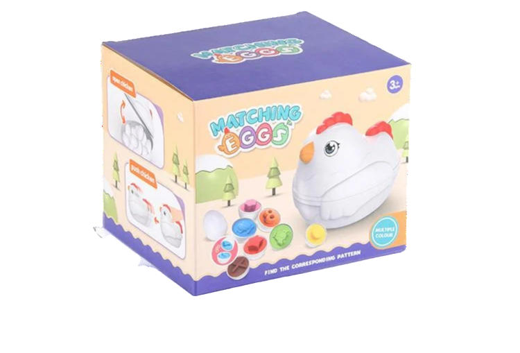 Игрушка Яйца Монтессори Курочка-Транспорт (2108351173)