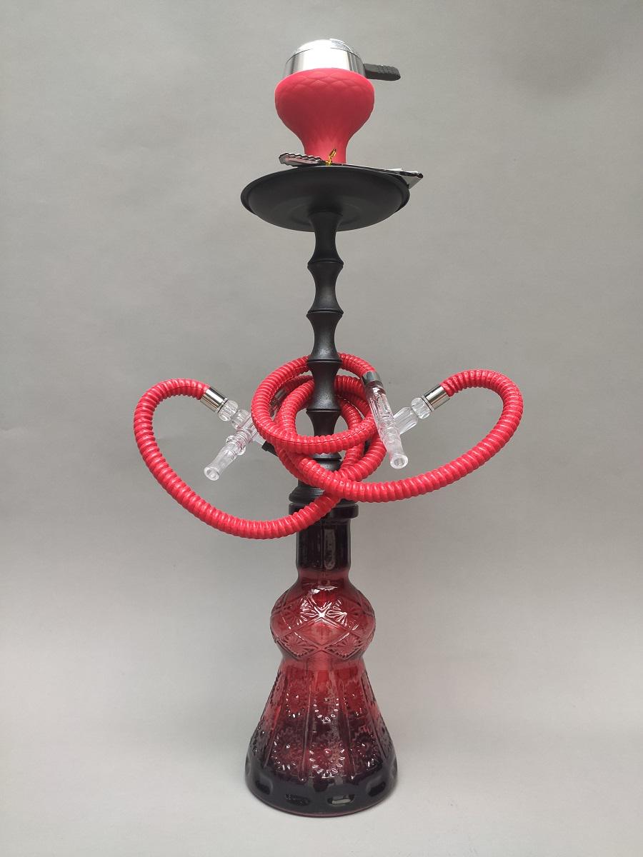 Кальян Hookah Sauda Plus на 2 персоны 57 см Red (K_0156-2RedPL) - фото 1