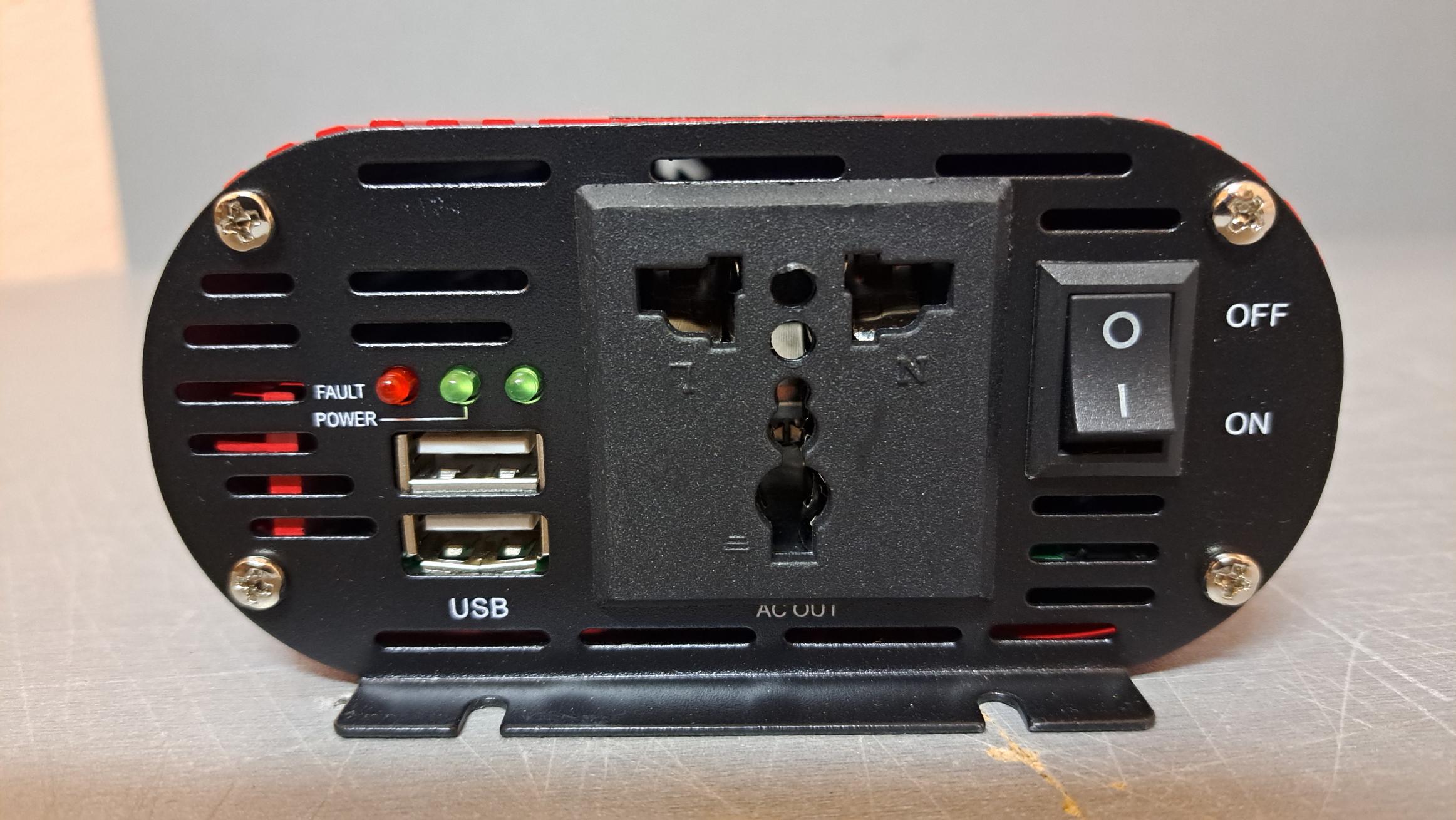 Преобразователь напряжения WIMPEX 12-220V 3000W с удвоенным USB - фото 7