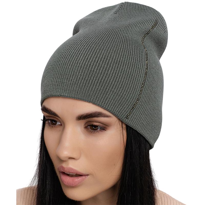 Шапка Leks ДАРЬ двойная бини без манжета One size Малахитовый (155346)