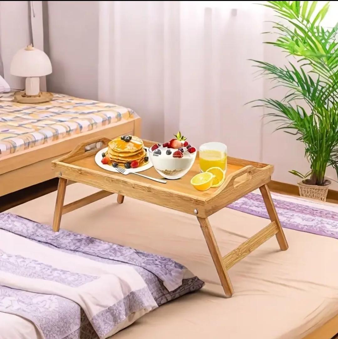 Столик-поднос деревянный со складными ножками для завтрака в кровать (2494309394) - фото 6 Столик-поднос деревянный со складными ножками для завтрака в кровать (2494309394) - фото 6