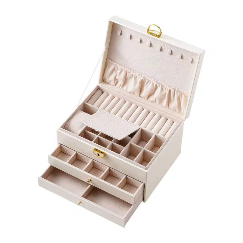 Шкатулка для украшений трехъярусный Белый (29869630)