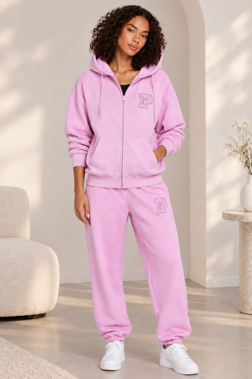 Спортивный костюм Victoria's Secret Campus Fleece Full-Zip L Розовый (23699848254)