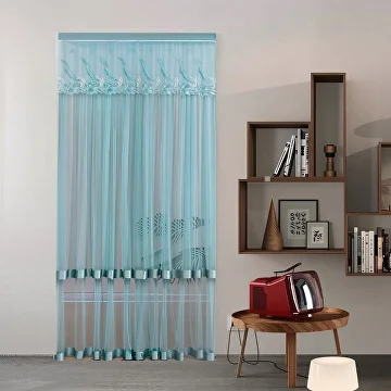 Штора межкомнатная 100x200 см Зеленый (Q00602) - фото 6