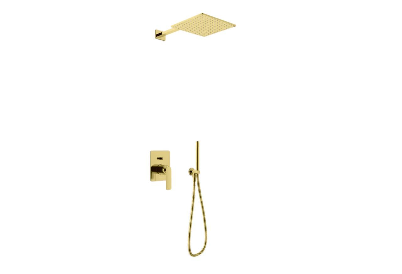 Душевая система KOHLMAN EXPERIENCE 30 BOX скрытого монтажа Gold (2763636577)