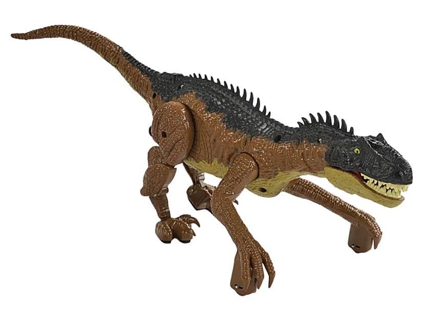 Динозавр на радиоуправлении Dinosaur World аккумулятор 3,7V/пульт 2,4 G/музыка/звуки/свет Brown (158756)
