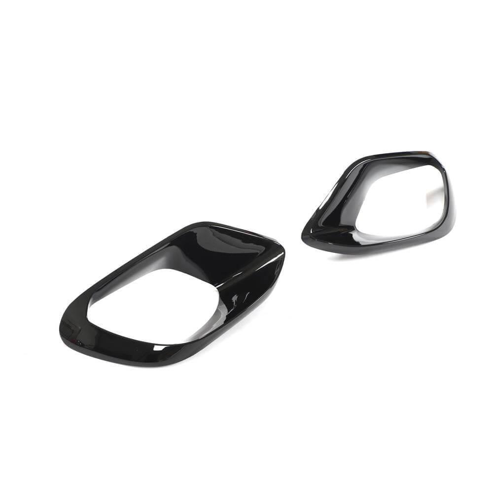 Накладки на передний бампер DDCarbon для CLA45 AMG 2019-2022/Mercedes CLA C118 2019- гг. пластик (148118)