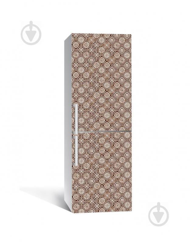 Наклейка на холодильник Zatarga «Марокканская плита» 650х2000 мм виниловая 3Д наклейка декор на кухню