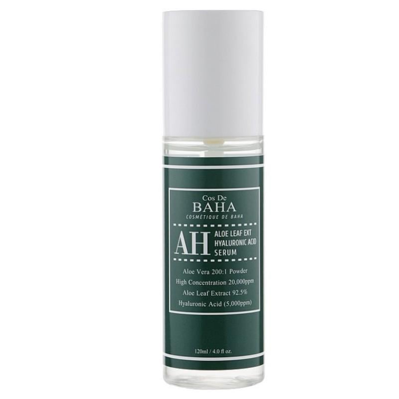 Сироватка з алое віра для обличчя Cos De Baha AH Aloe Leaf Ext Hyaluronic Acid Serum 120 мл (8809240318393)