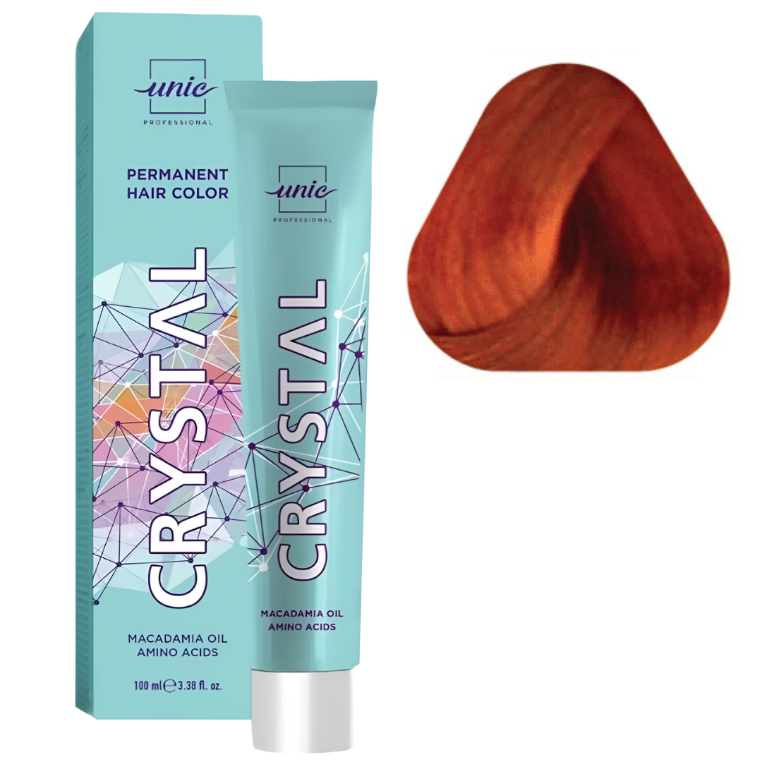 Крем-фарба Unic Crystal стійка 100 мл 9/056 Блонд натуральний червоно-фіолетовий