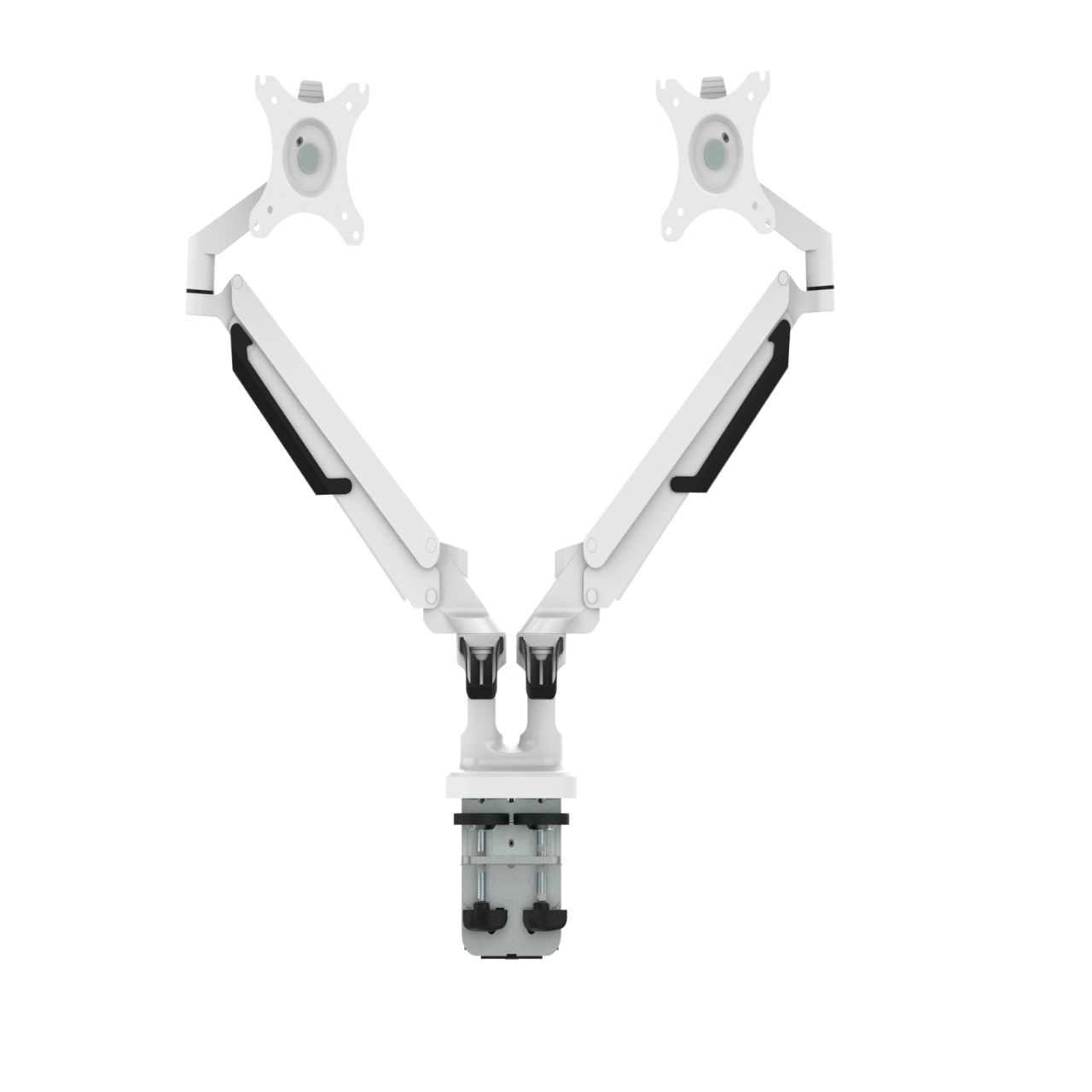 Кронштейн настольно-поворотный FlexiSpot DL2 для двух мониторов от 17 до 32" Белый - фото 3 Кронштейн настольно-поворотный FlexiSpot DL2 для двух мониторов от 17 до 32" Белый - фото 3