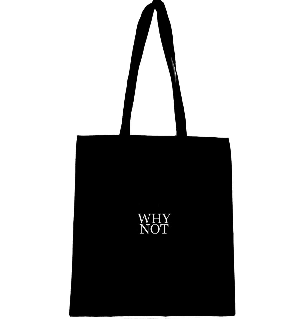 Эко-сумка с надписью "Why not" (528)