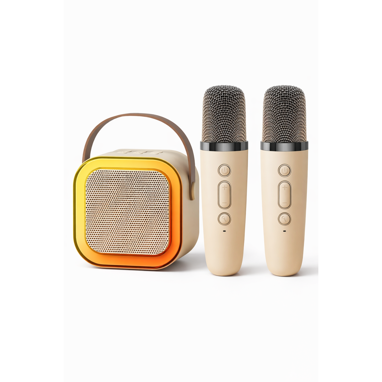 Караоке колонка с микрофоном с подсветкой Караоке колонка с микрофоном с подсветкой