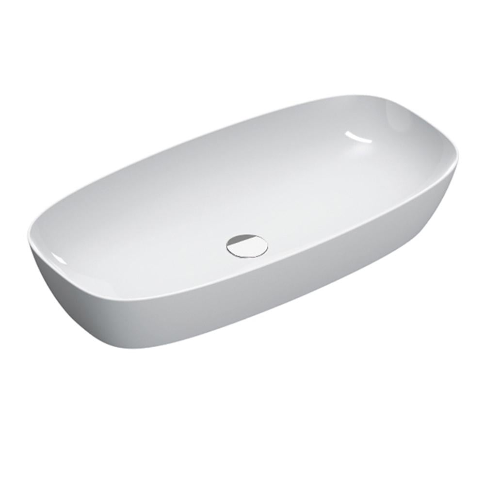 Умивальник накладний Catalano Green Lux 800х400 прямокутний, білий (0622800001)