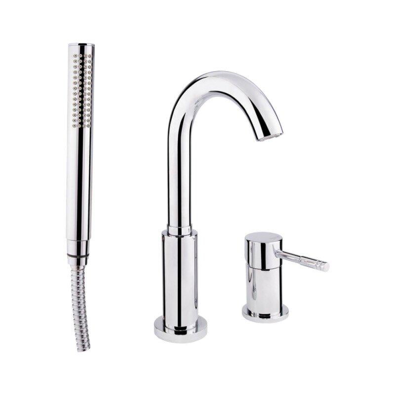 Змішувач на борт ванни Bianchi Mody VSCMDY2009CRM на три отвори Хром (60234) Змішувач на борт ванни Bianchi Mody VSCMDY2009CRM на три отвори Хром (60234)