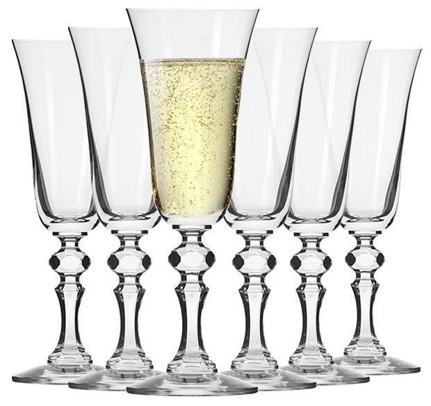 Набор бокалов для шампанского Krosno Krista 6 шт. 150 мл (F576030015080CX0)