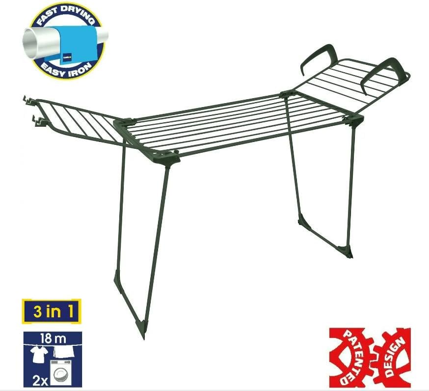 Сушилка для белья напольная Casa Si Orion 3in1 18 м Dark Green (DAS302418) - фото 7 Сушилка для белья напольная Casa Si Orion 3in1 18 м Dark Green (DAS302418) - фото 7