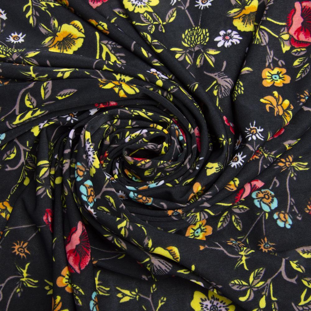 Ткань трикотаж Мадина Мак 200 гр/м2 Красный (23404)