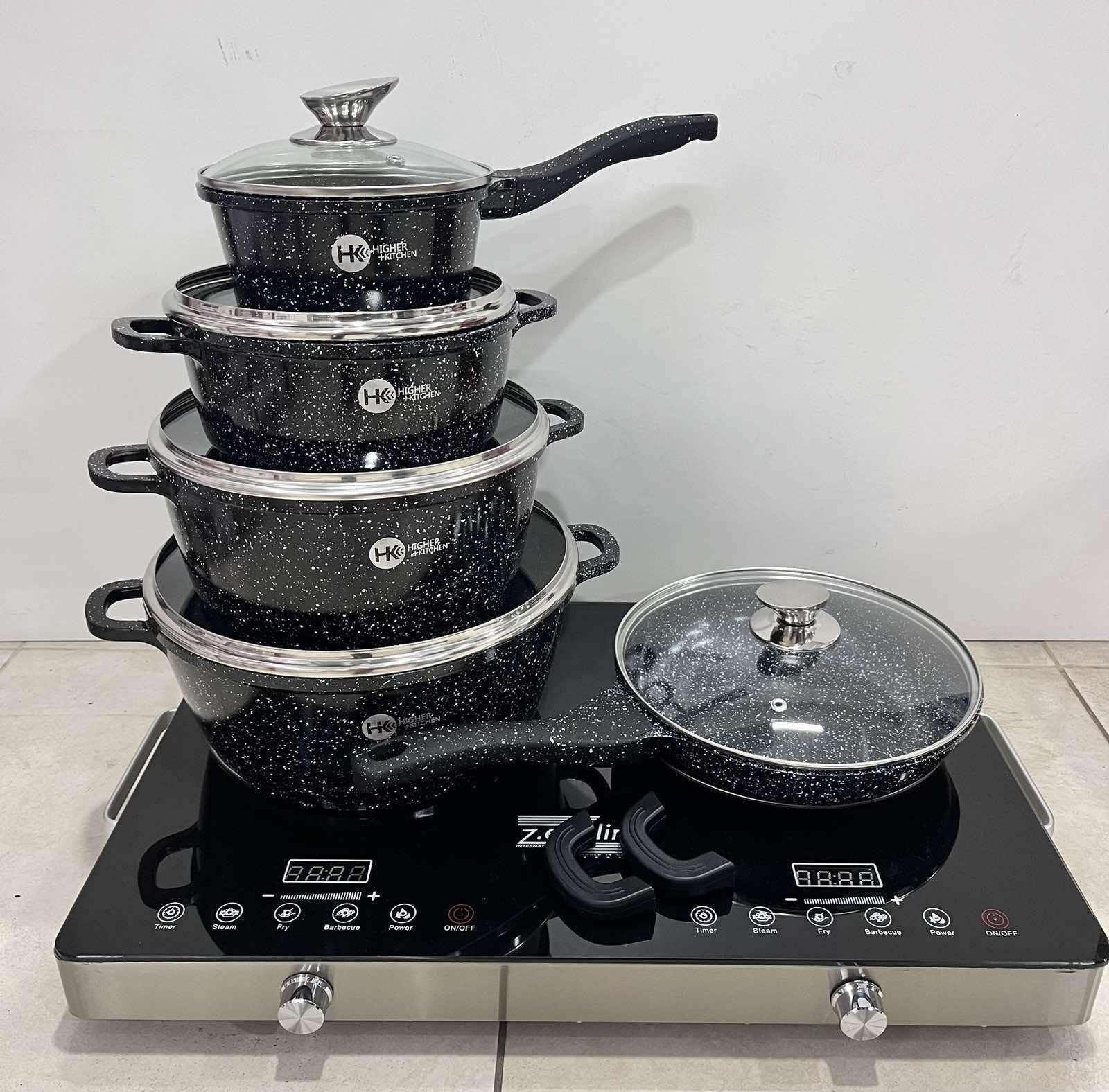 Набір посуду Higher Kitchen HK-305 на 12 предметів - фото 2 Набір посуду Higher Kitchen HK-305 на 12 предметів - фото 2