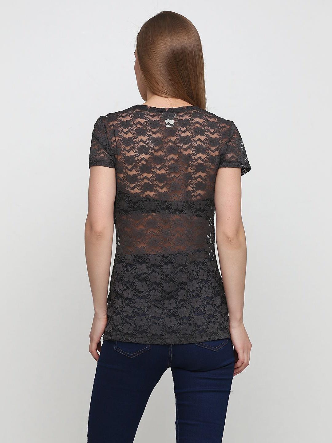 Блуза H&M L Темно-сірий (11121797927) - фото 2 Блуза H&M L Темно-сірий (11121797927) - фото 2