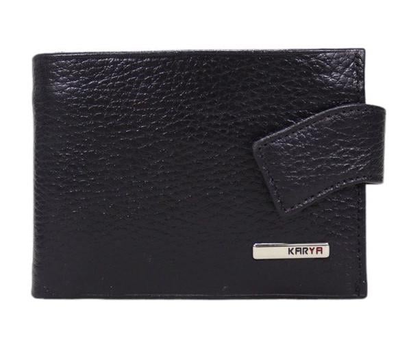 Портмоне з натуральної шкіри Karya Чорний (0944-45)