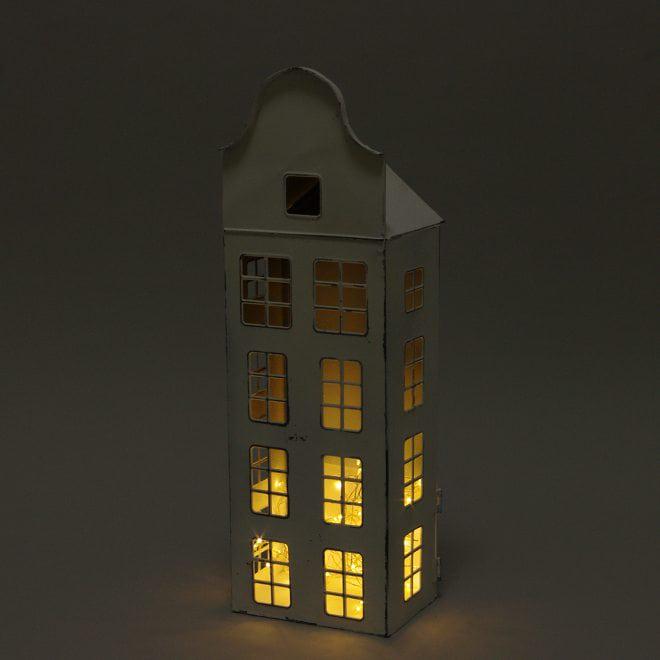 Подсвечник Flora Домик металлический 40,5 см Белый (39577) - фото 2 Подсвечник Flora Домик металлический 40,5 см Белый (39577) - фото 2