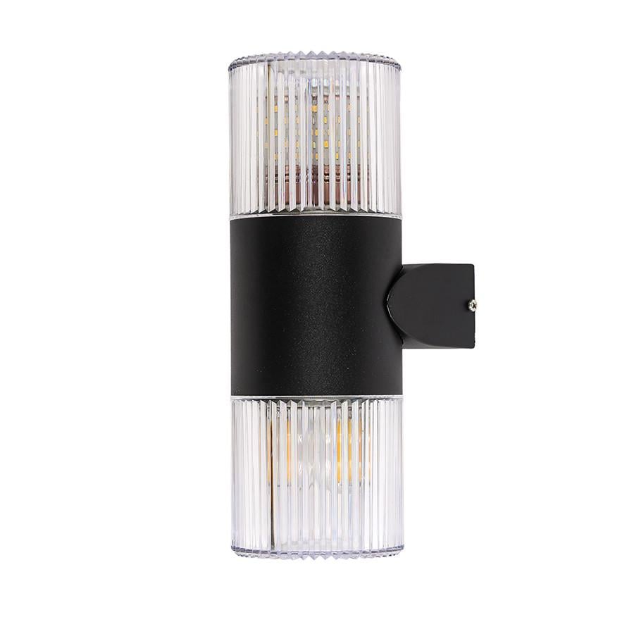 Бра уличное на 2 лампы 804W1904-2 BK Черный/Прозрачный