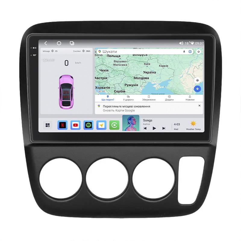 Автомагнитола штатная Lesko для Honda CR-V I 1995-1999 4/64 QLED CarPlay 4G Wi-Fi GPS Prime 9" (27281921)