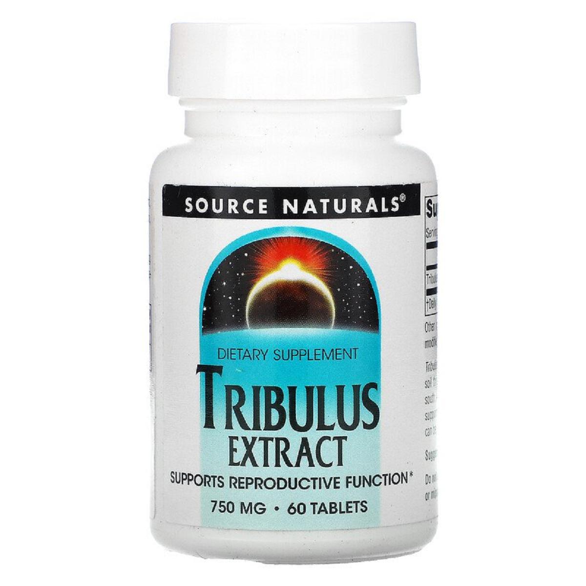 Экстракт Трибулуса Source Naturals 60 таблеток 750 мг (6981)