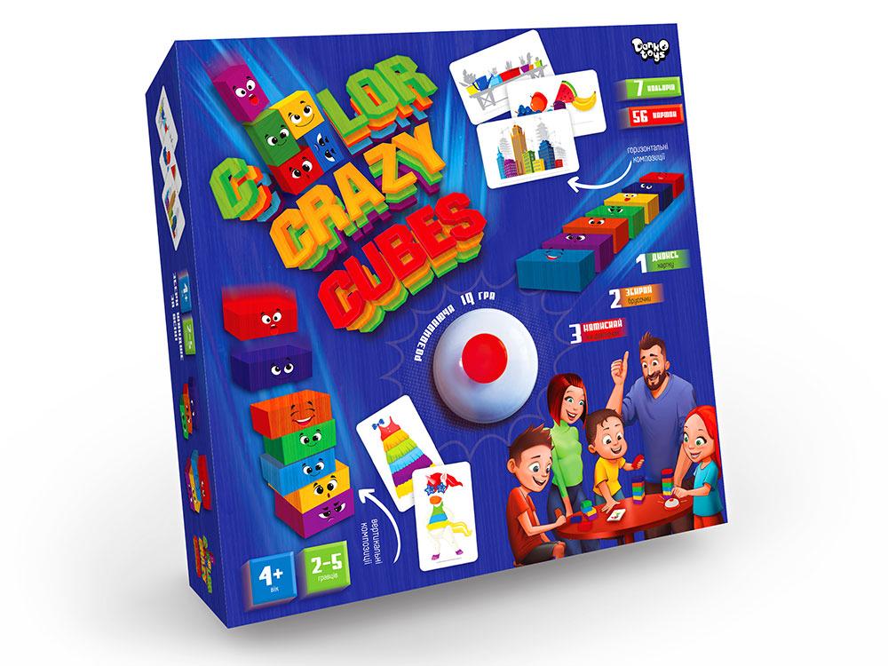 Развивающая настольная игра Color Crazy Cubes (1CCC-02-01U)