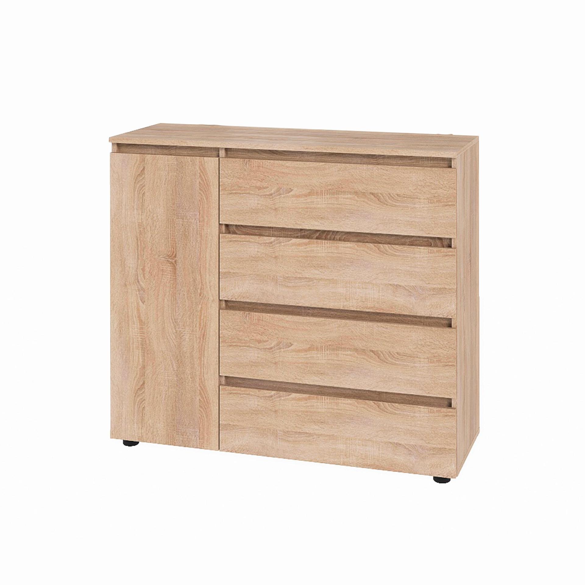 Комод Everest Лайт КЛ-3 1050х377х930 мм Сонома (11113) Комод Everest Лайт КЛ-3 1050х377х930 мм Сонома (11113)