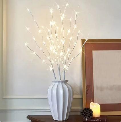 Гирлянда-ветвь Brush light на батарейках Белый (2417901651)