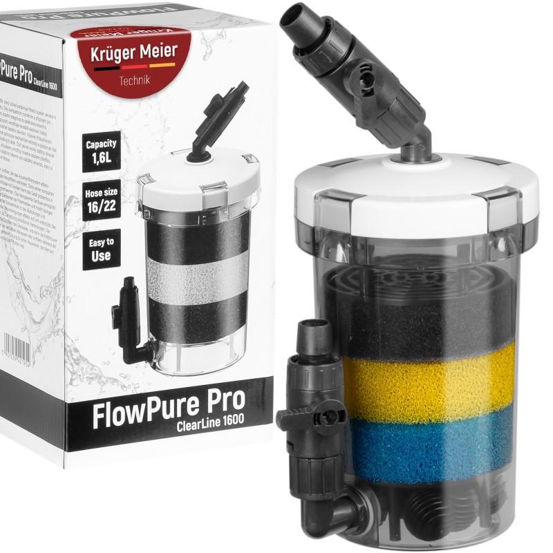 Префильтр внешний для аквариума Kruger Meier FlowPure Pro 1600 16/22 мм 1,6 л (KM-FLOWPURE-1600) Префильтр внешний для аквариума Kruger Meier FlowPure Pro 1600 16/22 мм 1,6 л (KM-FLOWPURE-1600)