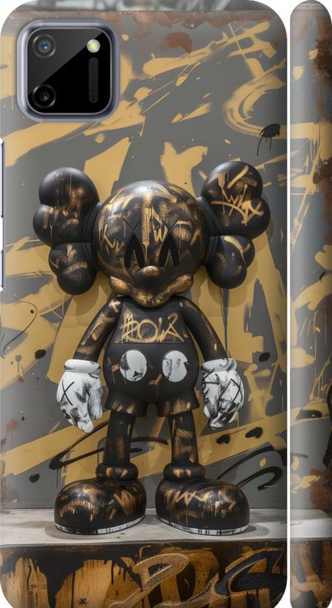 Чехол на Realme C11 2020 Bronze kaws (6097m-2031-42517)