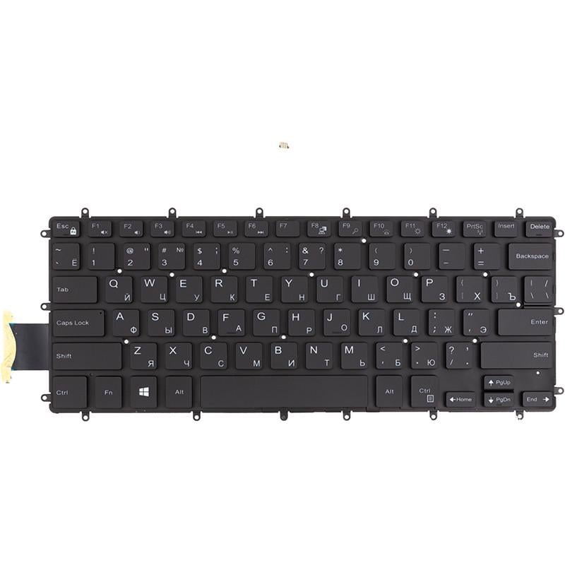 Клавиатура Power для ноутбука DELL Inspiron 5370 Черный без фрейма подсветка