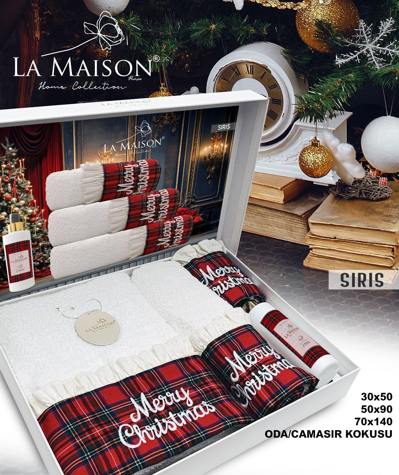 Подарунковий набір рушників La Maison d'Armorine 3 шт. з ароматом Siris (29657108) - фото 4 Подарунковий набір рушників La Maison d'Armorine 3 шт. з ароматом Siris (29657108) - фото 4