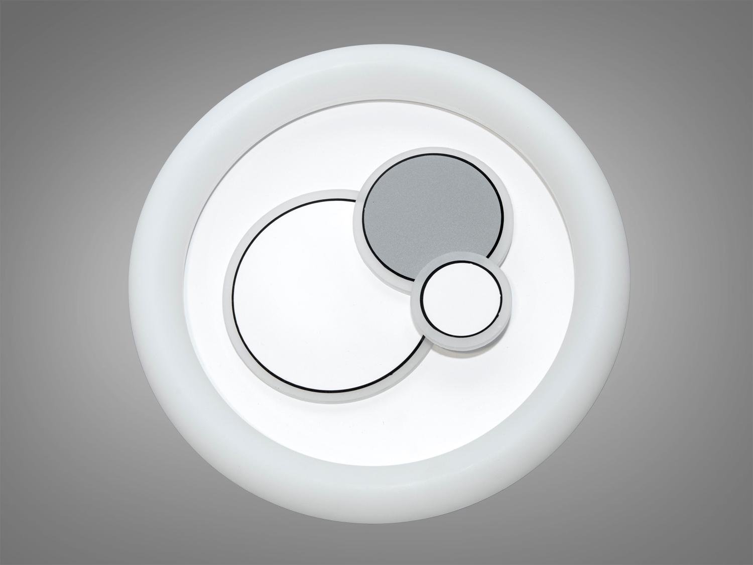 Светильник светодиодный 58 Вт Белый/Черный (1897)