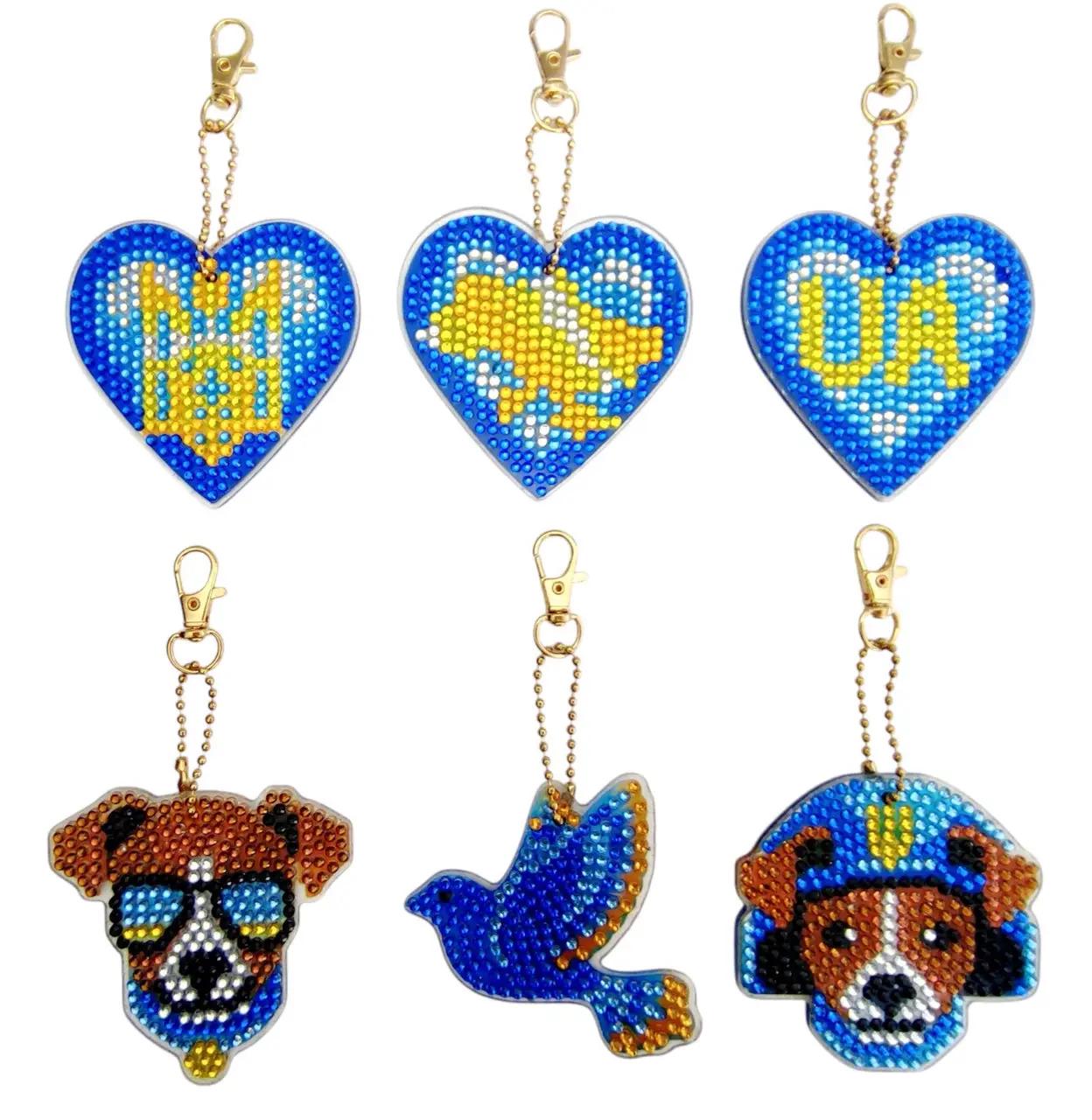 Брелоки алмазной мозаикой Пес Патрон 6 шт. (2282183041) Брелоки алмазной мозаикой Пес Патрон 6 шт. (2282183041)