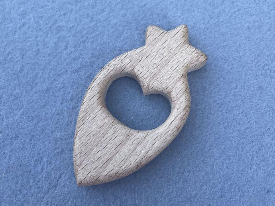 Гризунок деревянный Клубника