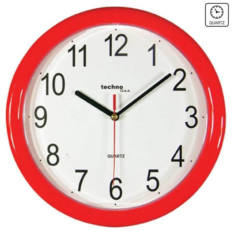 Годинник настінний Technoline WT600 Red (DAS301792) - фото 2 Годинник настінний Technoline WT600 Red (DAS301792) - фото 2
