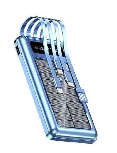 Повербанк UKC Solar Z 102B 20 000 мА·год з ліхтариком і сонячною панеллю (2341)