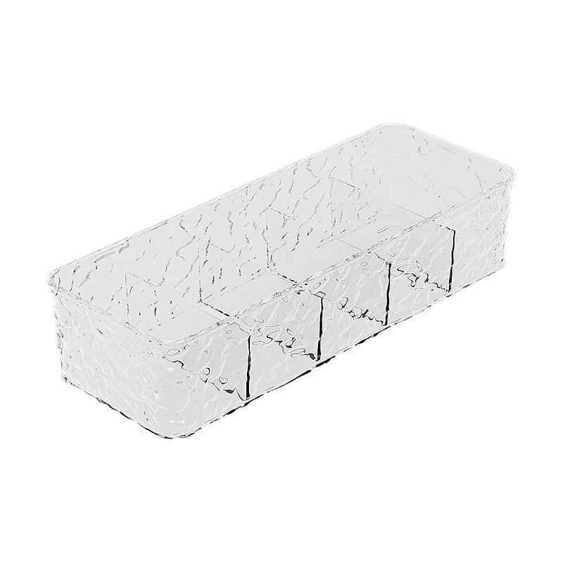 Органайзер-ящик Lesko 5099 для хранения носков/нижнего белья 5 отделений пластиковый White (2316315551)