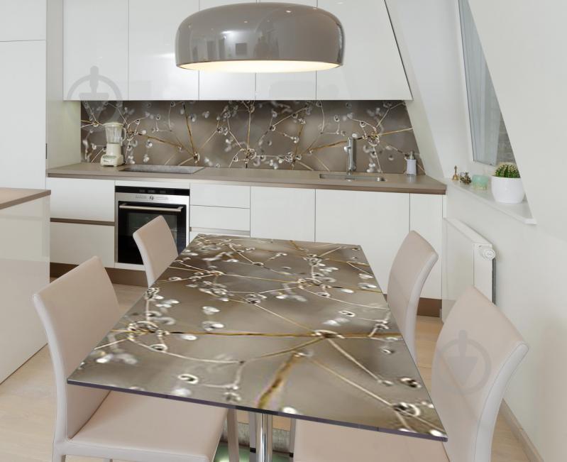 Наклейка 3Д виниловая на стол Zatarga «Алмазная роса» 650х1200 мм (Z184397/1st) Наклейка 3Д виниловая на стол Zatarga «Алмазная роса» 650х1200 мм (Z184397/1st)