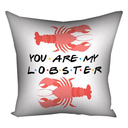 Декоративна подушка з принтом You are my lobster 30x30 см (3P_DR012)