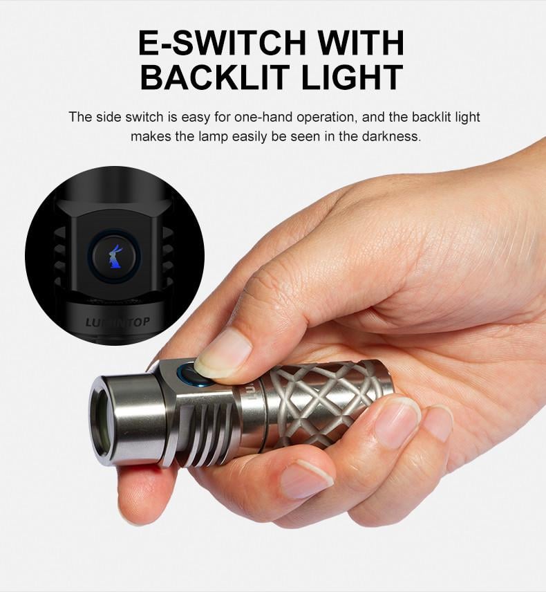 Ліхтар лазерний Lumintop Thor Mini titanium 18350 - фото 3