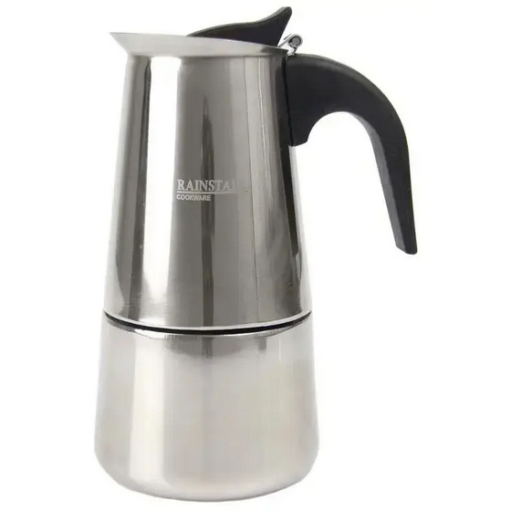 Кофеварка гейзерная Rainstahl 4 чашки 200 мл (RS-CM-8800-04) Кофеварка гейзерная Rainstahl 4 чашки 200 мл (RS-CM-8800-04)