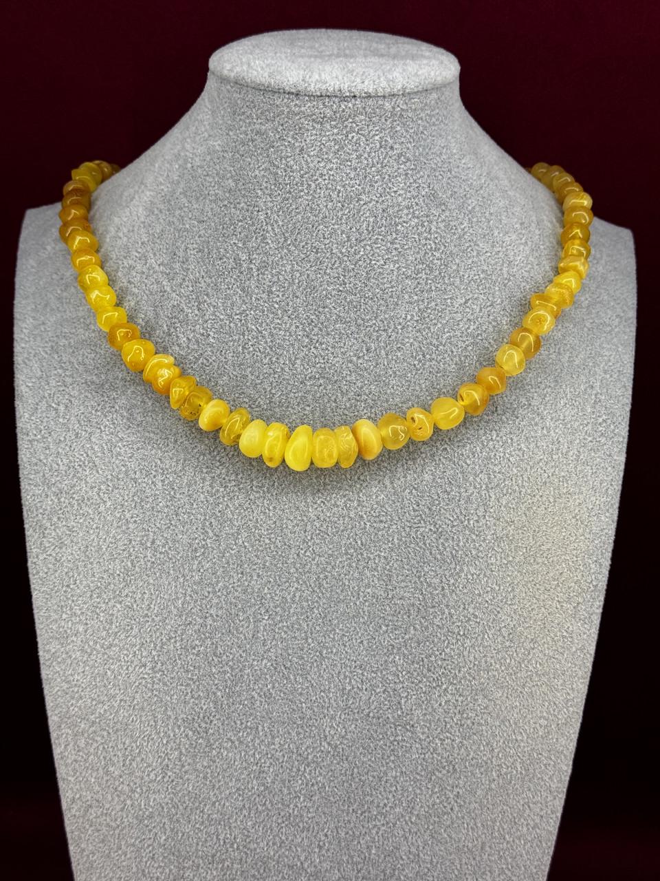 Бусы из янтаря лечебные 48 см (н-859)