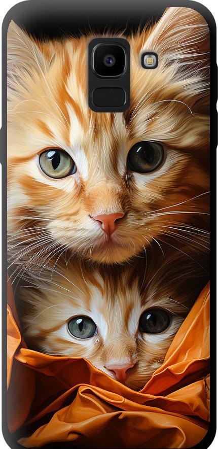 Чехол на Samsung Galaxy J6 2018 Котики 2 (5664b-1486-42517)