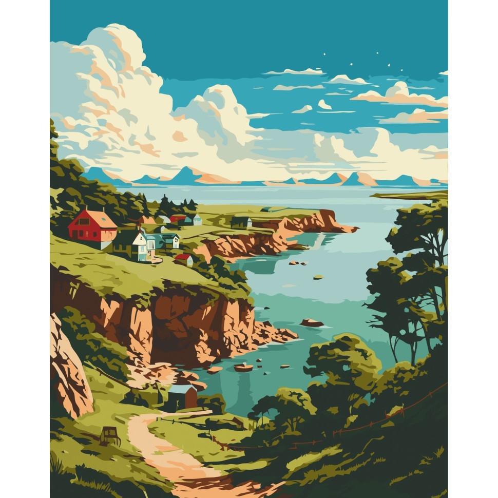 Картина по номерам ART CRAFT Живописный залив 40x50 см без коробки (ACR-11039-AC)